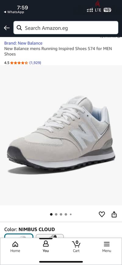 New balance sneakers lifestyle original size 40 from Amazon