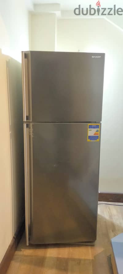 Sharp Top Freezer No frost Silver Refrigerator