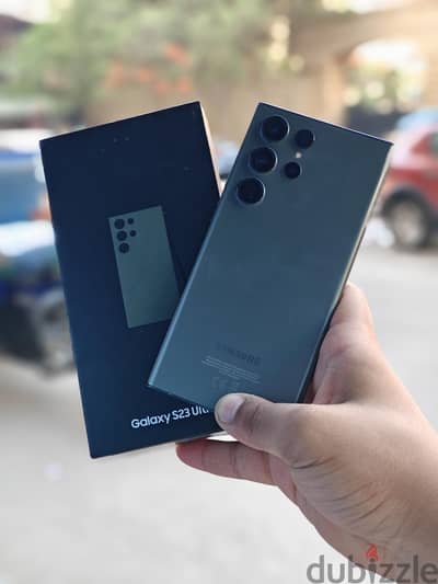 Samsung S23 Ultra 256/12 حاله ممتازه بلزق الفريم معفي ضريبه