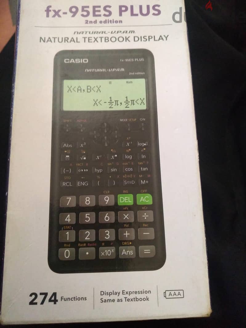 CASIO FX-95ES PLUS 1