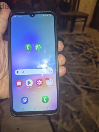 جهاز Samsung a05 s جهاز ممتاز شغال زي الفل معاه علبة ووصلة الشاحن الاص