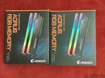 4X8 DDR4 32 GB , 3300 MHZ Aorus RGB
