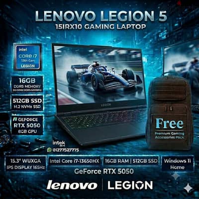 Lenovo legion i7-rtx5050-2.5k New