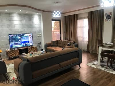شقة مفروشة للإيجار في الرحاب 1 | 110 متر | جاردن 60 متر | فيو جاردن