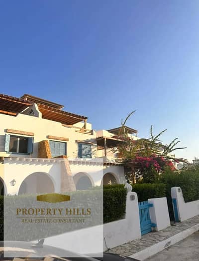 At a discounted price and its original value, a fully finished villa with a sea view, close to Amwaj, Marassi, and Hacienda.