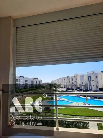 Chalet for sale in Amwaj North Coast direct on pool under market price 2 bedrooms 2 bathrooms