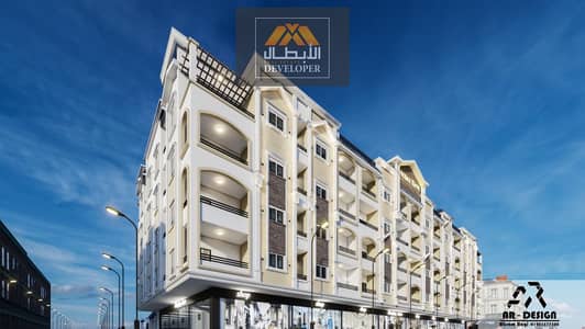 50 sqm studio for sale in Main Al Hegaz Compound – green contract – full services – installments over 36 months with no interest.