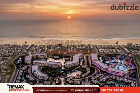 Lowest down payment, installments over 8 years, delivery within one year. Chalet for sale in Sidi Abdel Rahman