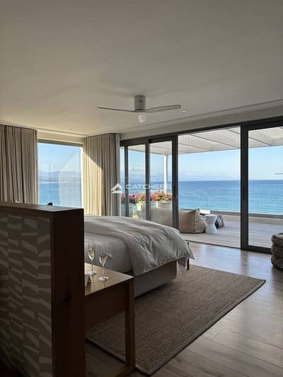 Immediate delivery chalet in YOUD North Coast by Al Ahly Sabbour, fully finished Ultra Super Lux, ready to move in with an open direct sea view