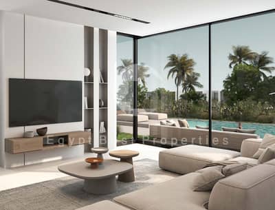 Lowest Price Finished 3BR Chalet Panoramic Sea +Lagoon View In The Med, Ras El Hekma | Installments up to 10 Years with Only 5% Down Payment