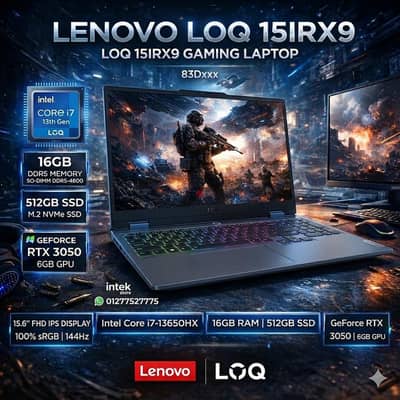 Lenovo loq i7 -rtx3050-144Hz