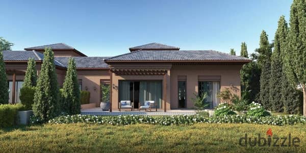 فيلا توين 270 متر تطل علي اللاند سكيب في Village West بجانب تارا مون لاند