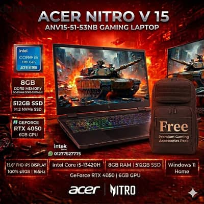 Acer Nitro i5 -Rtx 4050