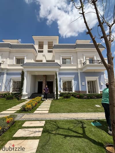 Ready-to-move-in, fully finished villa available for viewing in Grand Valley Compound by Mountain View, in a prime location in New Cairo.