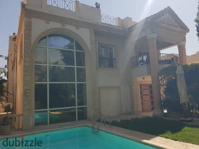 فيلا بغرب الجولف للبيع  مساحة 670م  مبنبه بدروم + ارضى دوبلكس + اول مستقل + رخصة بها دور تعلية متشطبة اكسترا سوبر  لوكس بها حمام سباحة  مطلوب 55مليون
