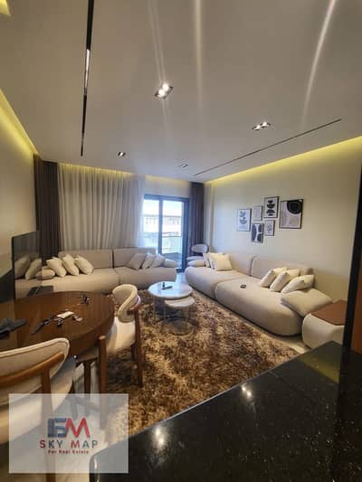 An opportunity for those who appreciate distinction and refined taste: a 133-square-meter furnished apartment for rent in the newest phase of Madinaty