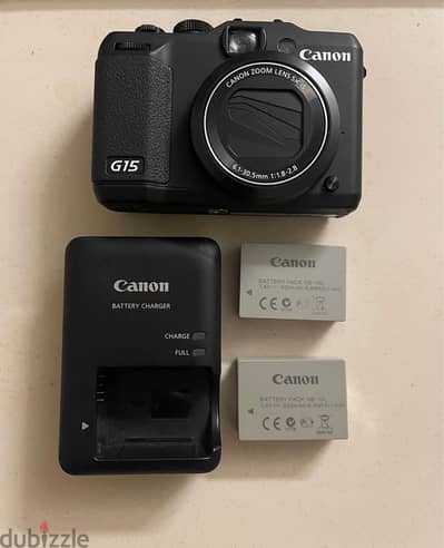 Canon PowerShot G15 وارد الخارج استخدام فليل جدا