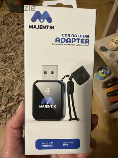 Car wireless adapter for car play