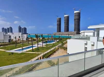 145m² chalet for immediate occupancy, for sale in installments over 12 years, next to Al Alamein Towers in Al Mazarine - Al Alamein - North Coast 145m² chalet for immediate occupancy, for sale in installments over 12 years, next to Al Alamein Towers in Al Mazarine - Al Alamein - North Coast