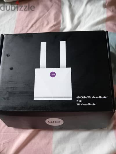 راوتر هوائي وي بحالة الزيرو WE 4G CAT4 Wireless Router K10
