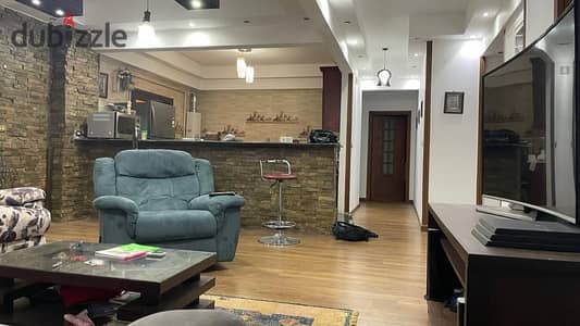 For quick sale in Al Narges Buildings, Fifth Settlement: 130 sq m furnished apartment with ultra-super-lux finishing