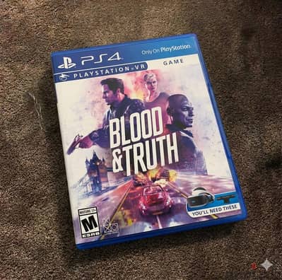 لعبة blood and truth vr متبرشمة