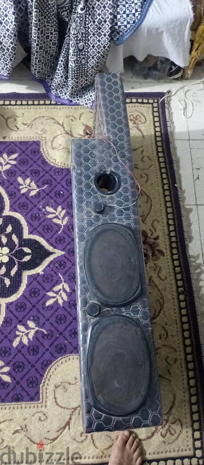 صندوق خشب مع+ 2 سماعات بيونير اصلي فتينامي