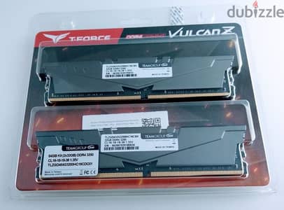 TEAMGROUP T-Force Vulcan Z DDR4 64GB Kit 3200Mhz