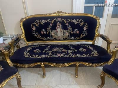 صالون ابيسون فرنساوي حاله جيده في المنيل القاهره