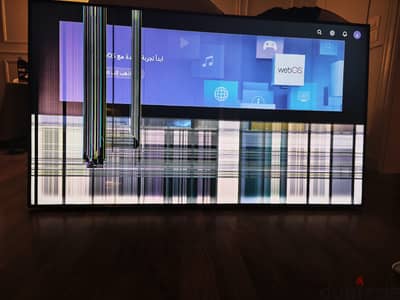 شاشه LG 65 بوصه موديل 2022 - موديل 65UQ91006LC. تحتاج لبانل