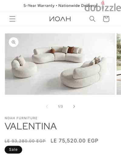 Prestige modern sofa set
