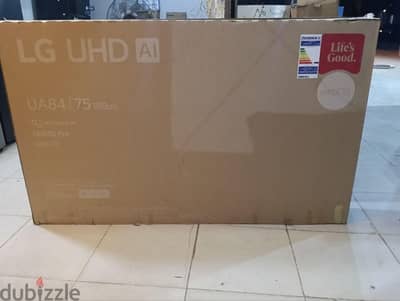 شاشة ال جي ٧٥ بوصة موديل  UA84