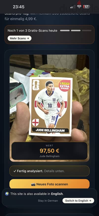 Jude Bellingham rare