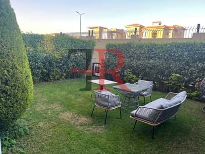 Apartment for sale with private garden in regents park compound New Cairo
