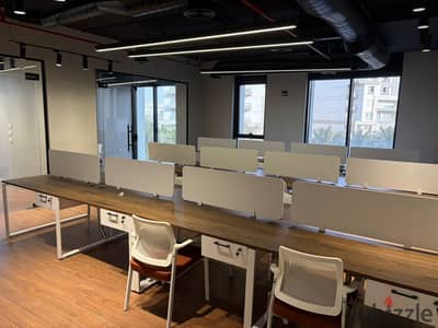 Office for rent in the Fifth Settlement, an administrative mall on Teseen Street, very prime location, very distinguished administrative mall