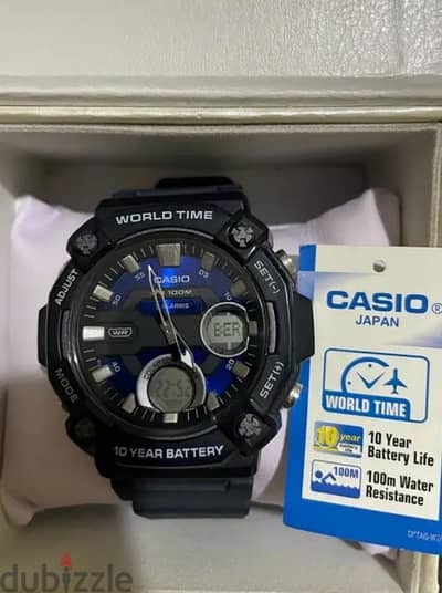 Casio AEQ 120W غير قابل للفصال