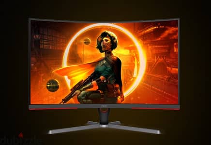 AOC Monitor CQ32G3SE 31.5" gaming with curved FHD display