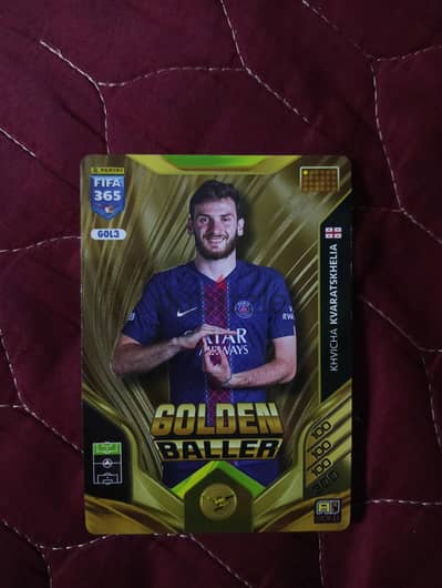 Panini FIFA 365 2026 Golden Baller PSG Kvaratskhelia GOL3