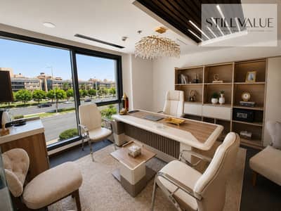 مقر اداري للايجار 550م² في التجمع الخامس علي شارع التسعين Office For Rent 550Sqm In Fifth Settlement