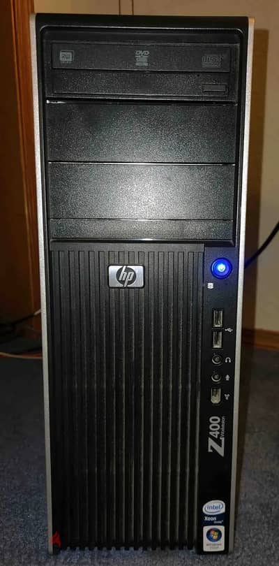 HPZ400 workstation +شاشة 22LED