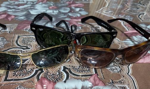 3 Sunglasses ( Persol - Police - RayBan ) used