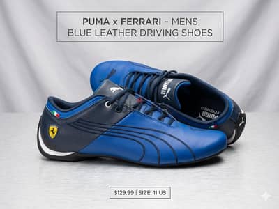 كوتشي بوما فيراري أصلي كسر زيرو Puma x Ferrari - مقاس 43