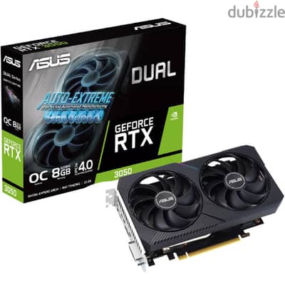 ASUS Dual GeForce RTX 3050 V2 OC Edition 8GB GDDR6 Graphics Card