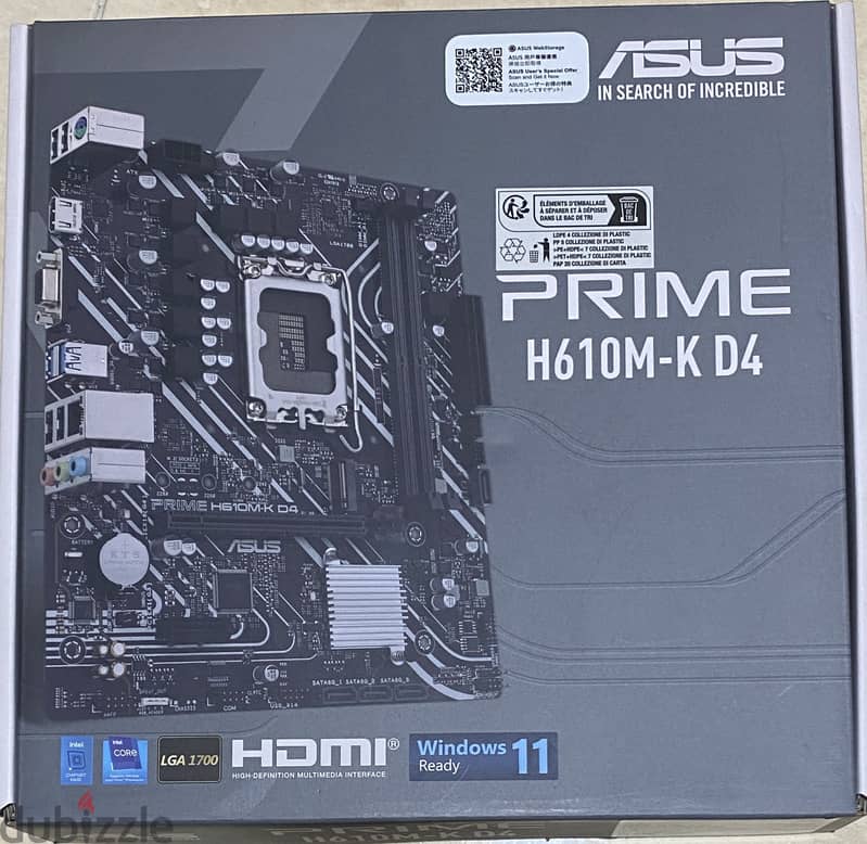 ASUS PRIME H610M-K D4 2