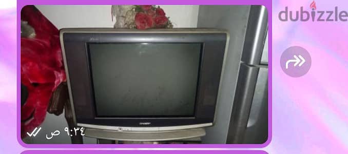 تلفزيون شارب 29بوصه كبير جدا جدا بالريسيفر