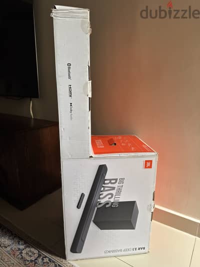 Soundbar jbl 2.1 deep bass