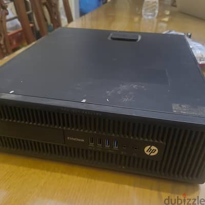 جهاز  hp elitedesk pc+ شاشه dell