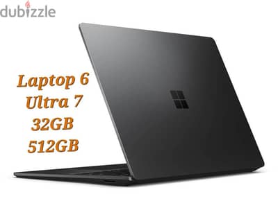 Microsoft surface laptop 6 (ultra 7,32,512) مدعوم بالذكاء الاصطناعي