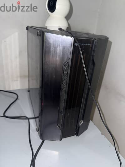 Pc case cougar with power supply and fans