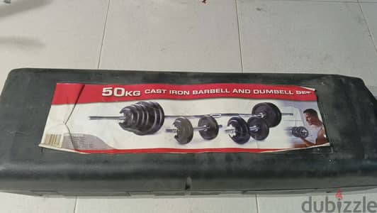 50KG Cast Iron Barbell